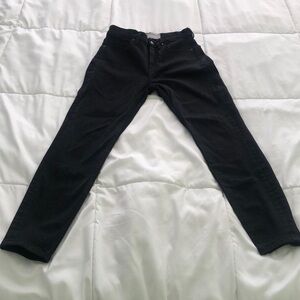 Everlane black jeans high rise 25 ankle with front and back pockets